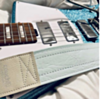 Vintage Sky Cadillac Aqua Guitar Strap