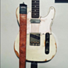 The Light Brown Western Guitar Strap