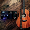 The Black Graphite Western Guitar Strap
