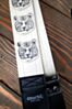 White Handmade Tiger Guitar Strap 