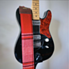 Extra Wide Scout Caravan Royal Red Detroit  1978 Padded Guitar And Bass Strap