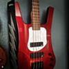 unique guitar with bolt guitar strap