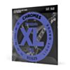 D'addario ECG25 Chromes Flat Wound Electric Guitar Strings, Light Gauge, 12-52