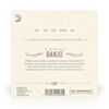 D'addario EJ57 5-String Banjo Strings, Nickel, Custom Medium, 11-22