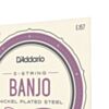 D'addario EJ57 5-String Banjo Strings, Nickel, Custom Medium, 11-22