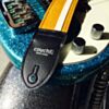 Gold Sparkle Racer X Guitar Strap