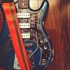 The Orange and Army "John Cale" Racer X Guitar Strap
