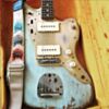The Couch Multi-Colored Cat Guitar Strap