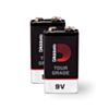 D'addario Tour-Grade 9V Battery, 2 pack