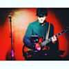 Black With Red Racer X Guitar Strap