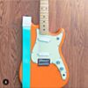 The Recycled Surf Green Seatbelt Guitar Strap 
