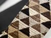 3 Inch Black Triangle Pyramid Pattern Vintage Guitar / Bass Strap