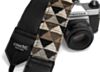 Black Triangle Pyramid Vintage Camera Strap