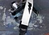 The White Lightning Bolt Camera Strap Custom Made- 