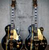 Black & Gold Racer X Guitar Strap 