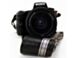 Black & Silver Racer X Camera Strap