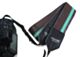 Couch Brown and Aqua Racer X Camera Strap