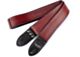 The Dark Red Luggage Guitar Strap