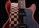 The Pasha - Burgundy & White Guitar Strap