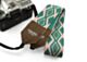 Southwestern Print Native American Camera Strap- Salmon