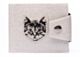 Silver Sparkle Cat Billfold Wallet