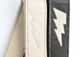 Silver Sparkle Lightning Bolt Guitar Strap- Metal Flake 
