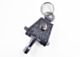 Black Sparkle Metal Flake Drum Key Holder