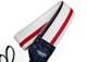 White With Red Racer X Camera Strap