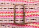 Dylan Pink and White Hippie Weave Boho Guitar Strap