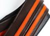 Brown with Orange Vinyl Racer X Guitar Strap