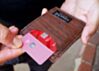 Brown Cork Mens Slim Wallet