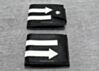 The All Mod Cons Black and White Arrow Wallet