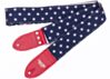 Abstract Flag Guitar Strap V2 - The Red White and Blue American Flag Guitar Strap - Limited Edition