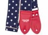 Abstract Flag Guitar Strap V2 - The Red White and Blue American Flag Guitar Strap - Limited Edition