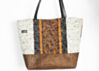 Autumn Caravan Cork and Vintage Fabric Vintage Upcycled Handbag - 1 left!