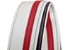 White With Red Racer X Camera Strap