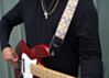 Turquoise Sand Pyramid Guitar Strap