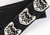 The Couch Cat Guitar Strap- Black With White Cats