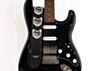 The Couch Cat Guitar Strap- Black With White Cats