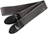 Black Sparkle Luggage Guitar Strap