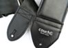 3 Inch Guitar and Bass Strap in All Black