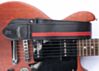 Black With Red Racer X Guitar Strap