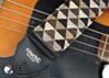 3 Inch Black Triangle Pyramid Pattern Vintage Guitar / Bass Strap