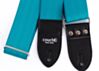 The Recycled Blue-Green Seatbelt Guitar Strap 