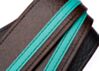 Brown with Aqua Vinyl Racer X Guitar Strap