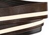 Brown with White Vinyl Racer X Guitar Strap