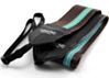 Couch Brown and Aqua Racer X Camera Strap