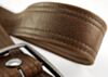 Double Stitch Brown Vegan Belt- Classic Vintage Look 