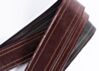 The Dark Walnut Vintage Cadillac Sunburst Deadstock Luggage Guitar Strap