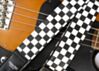 Black and White Checkers Guitar Strap